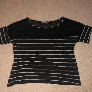 Double Zero Stripe crop top